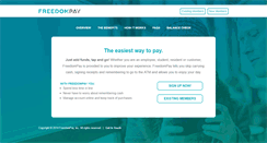 Desktop Screenshot of my.freedompay.com
