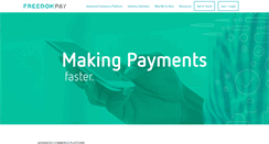 Desktop Screenshot of corporate.freedompay.com