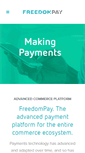 Mobile Screenshot of corporate.freedompay.com